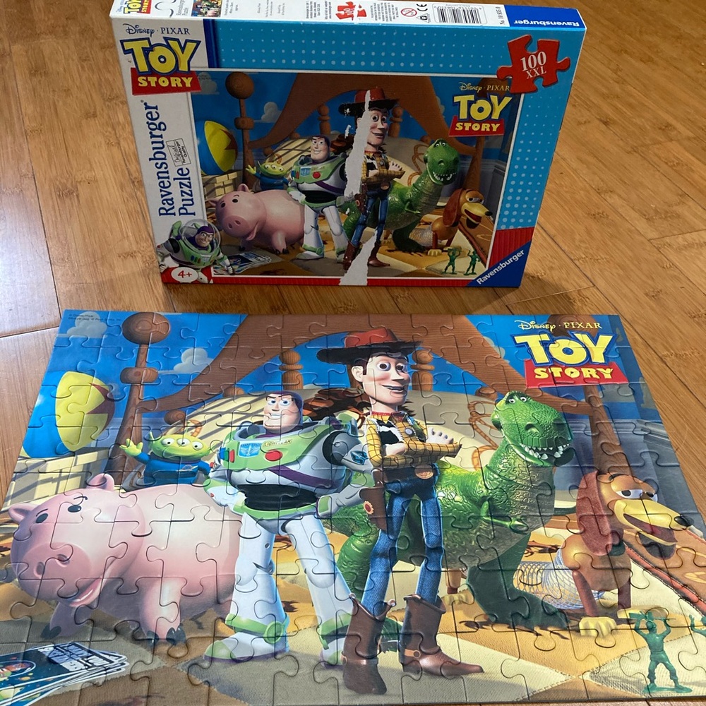 Ravensburger Pixar Disney TOY STORY Jigsaw Puzzle Woody 100 pieces large 14x19